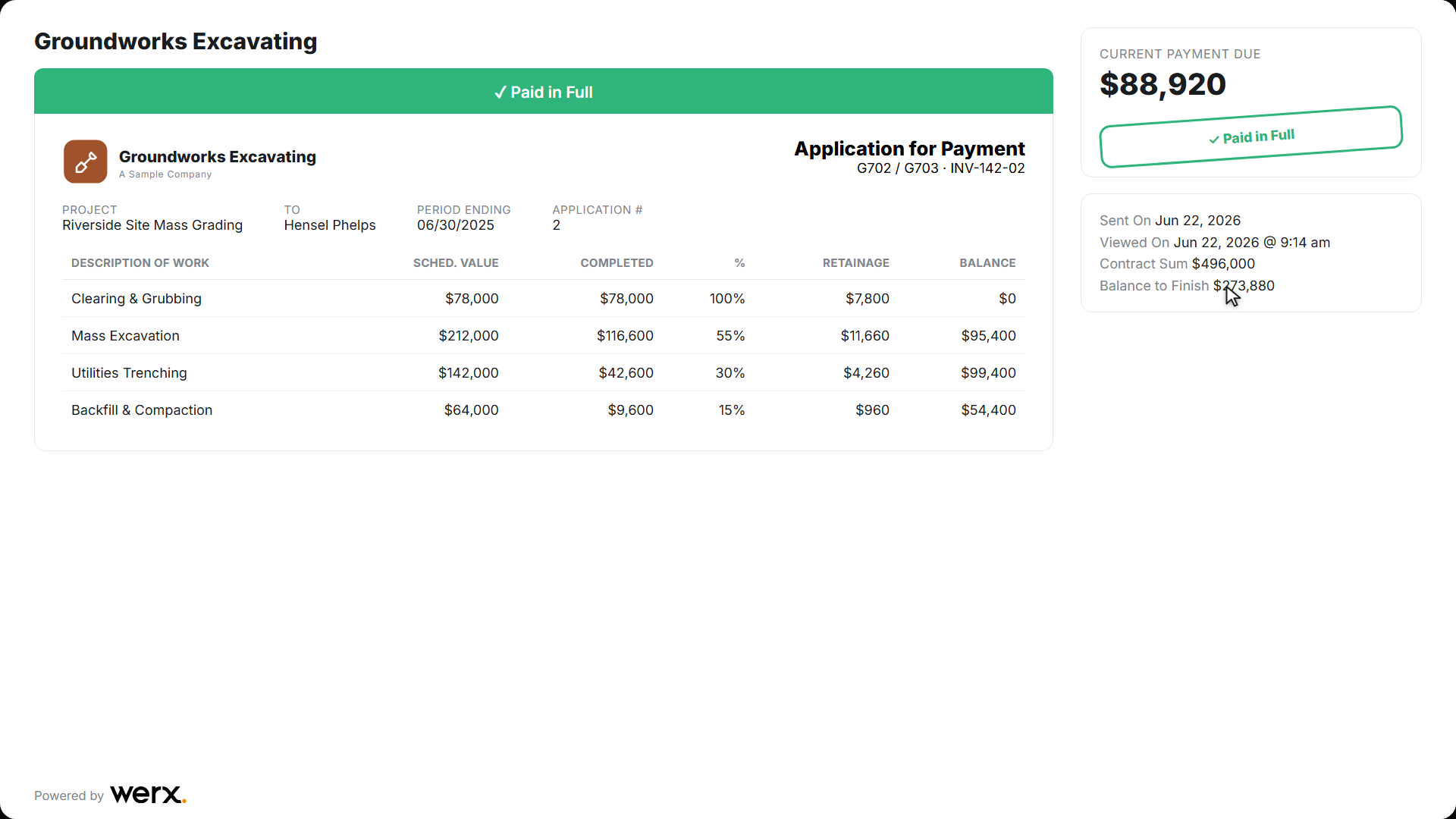 excavation aia paid portal