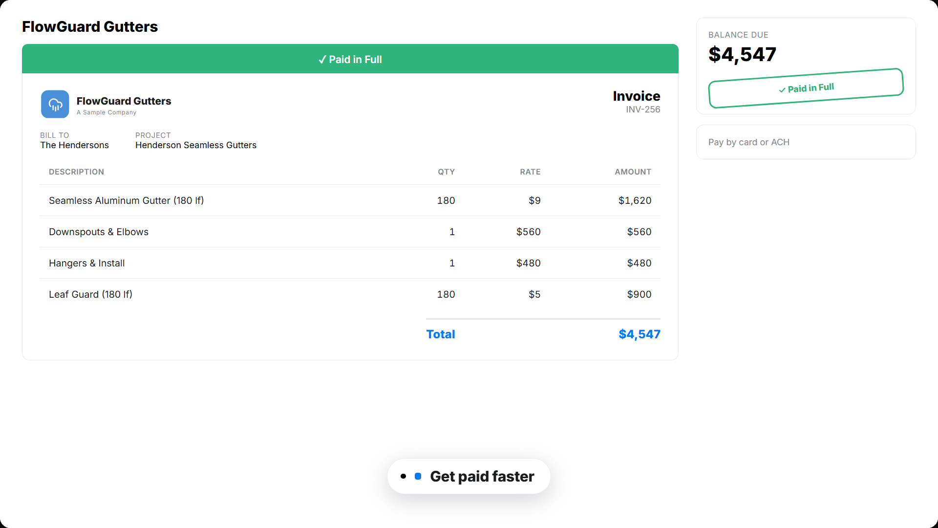 gutter paid portal