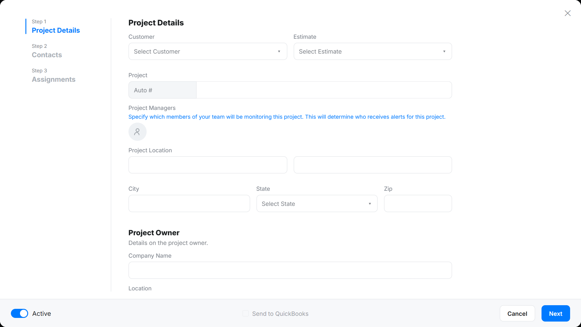 kb add project